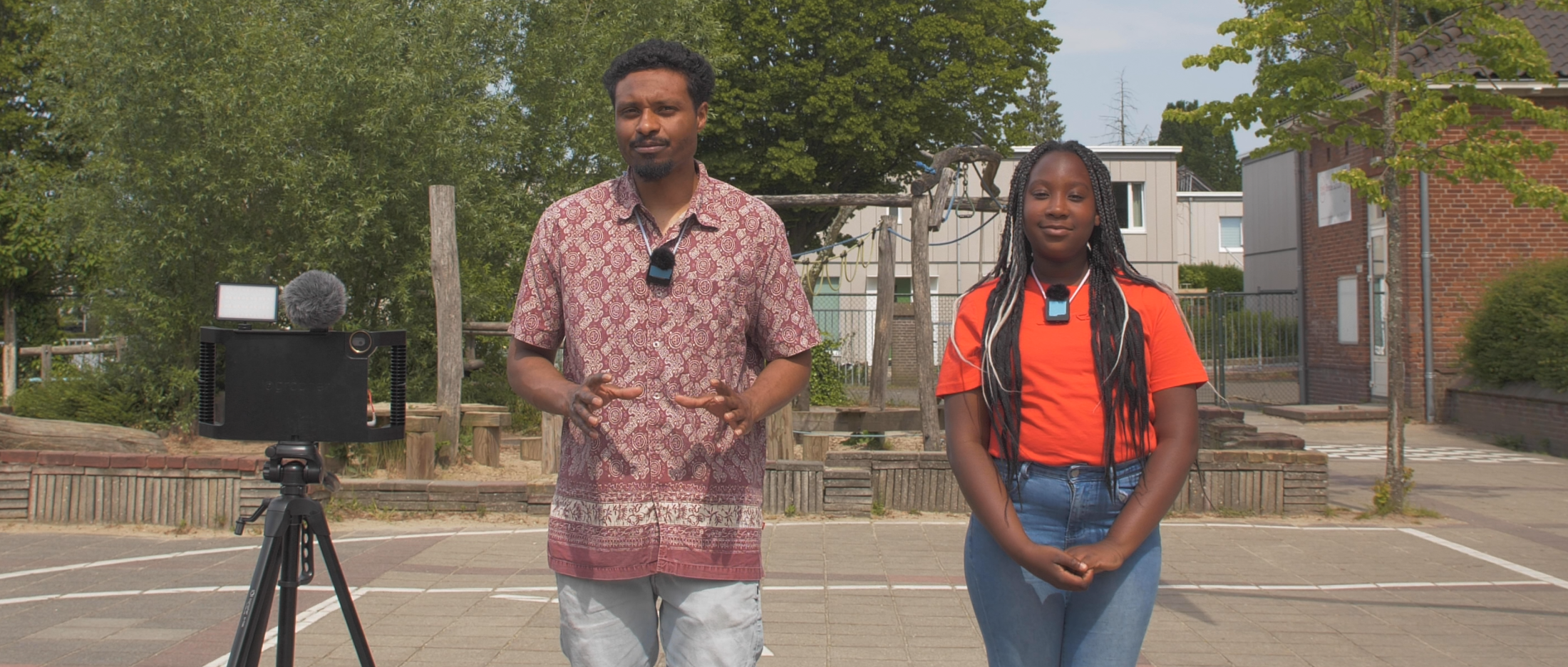 bewegende camera guillion en erica