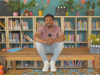 kaders guillion op bank (uit vox pop film)